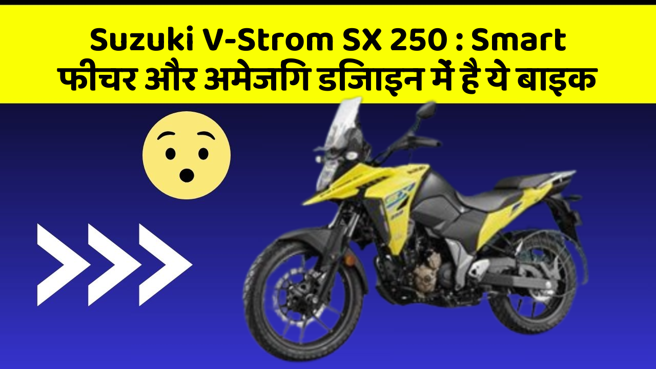Suzuki V-Strom SX 250 : Smart फीचर और अमेजिंग डिजाइन में है ये बाइक
