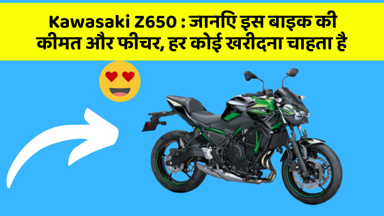 Kawasaki Z650: जानिए इस बाइक की कीमत और फीचर, हर कोई खरीदना चाहता है